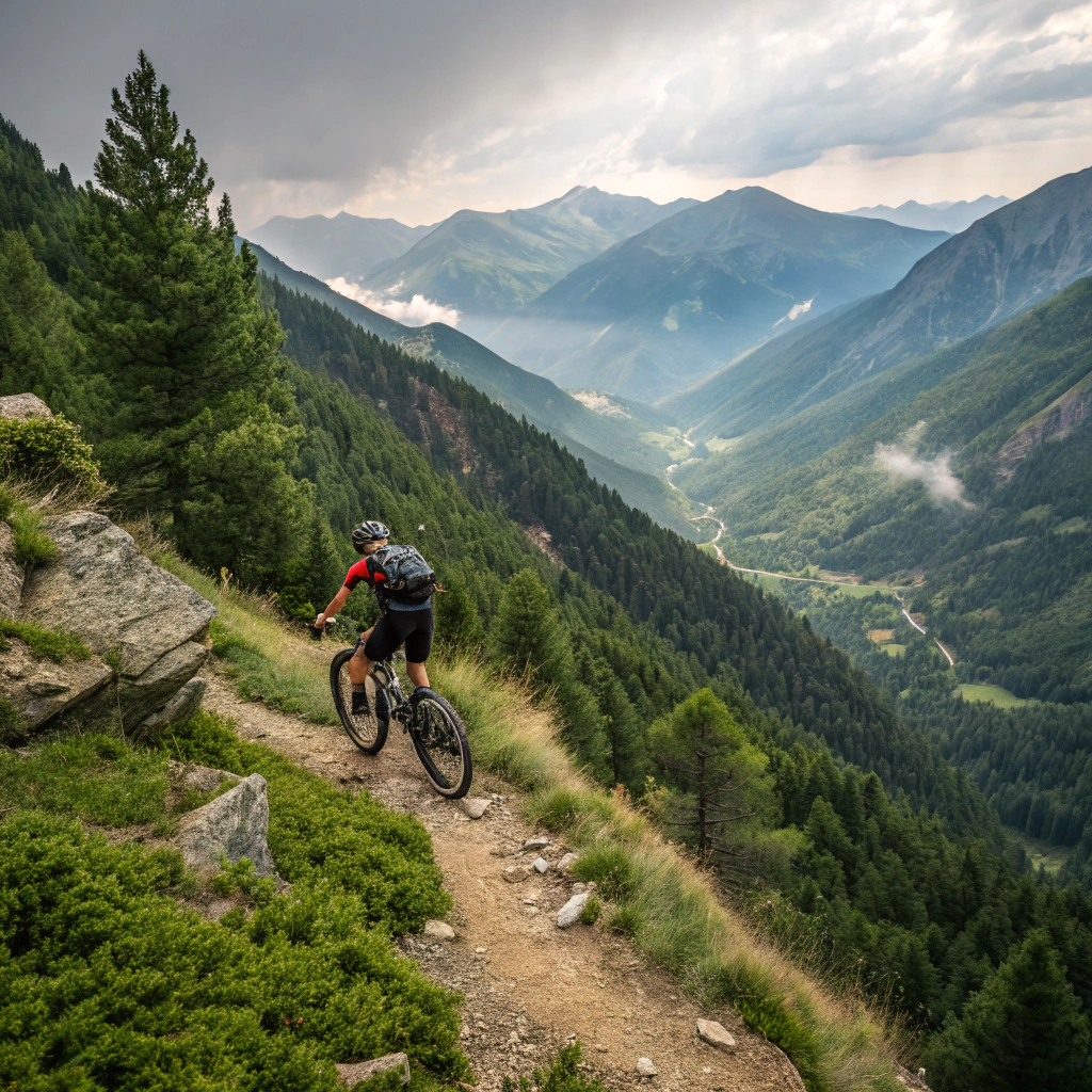 Mountainbike-Tour zum Coll d'Ordino