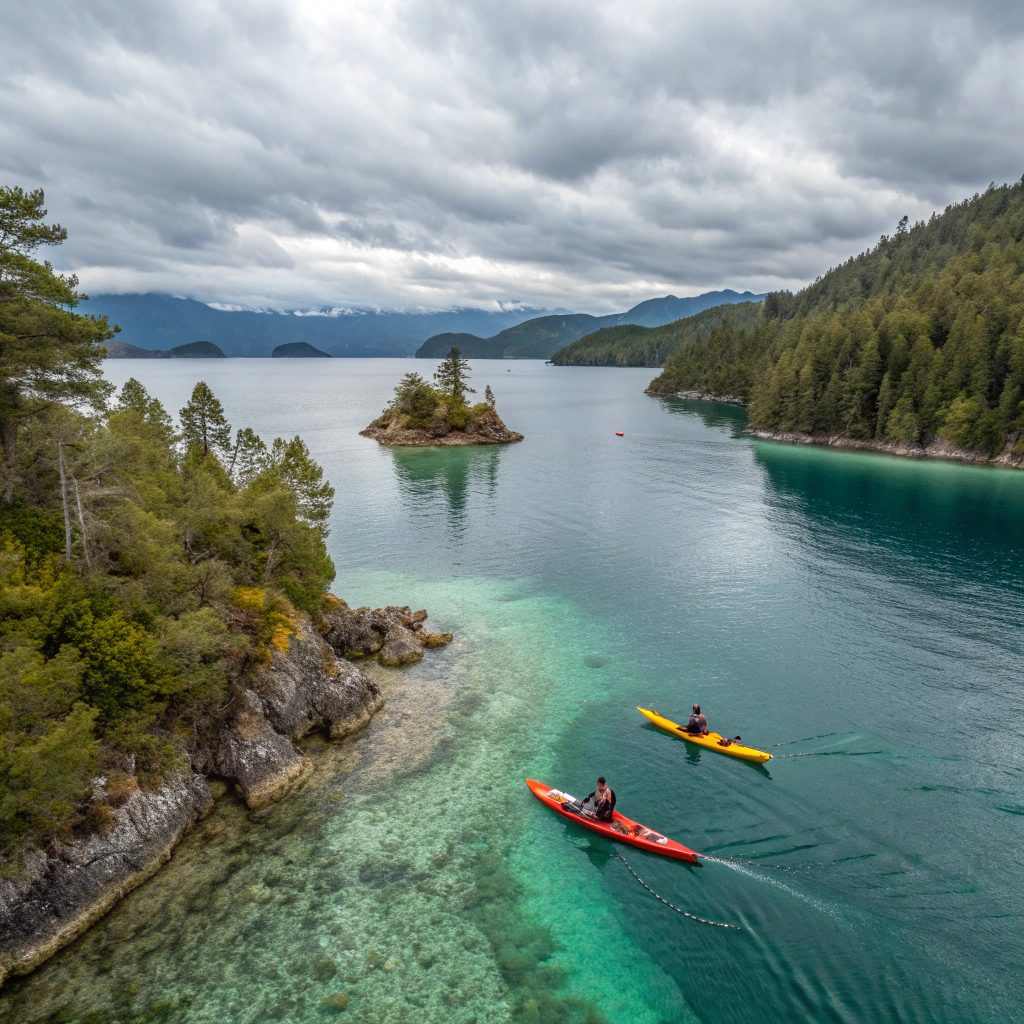 Kajaktour auf dem Lago Nahuel Huapi