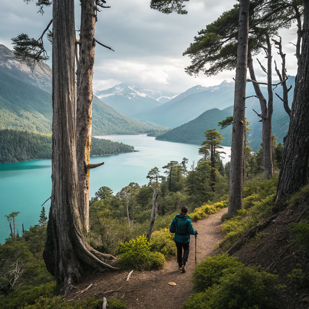 Wanderung im Nationalpark Los Alerces
