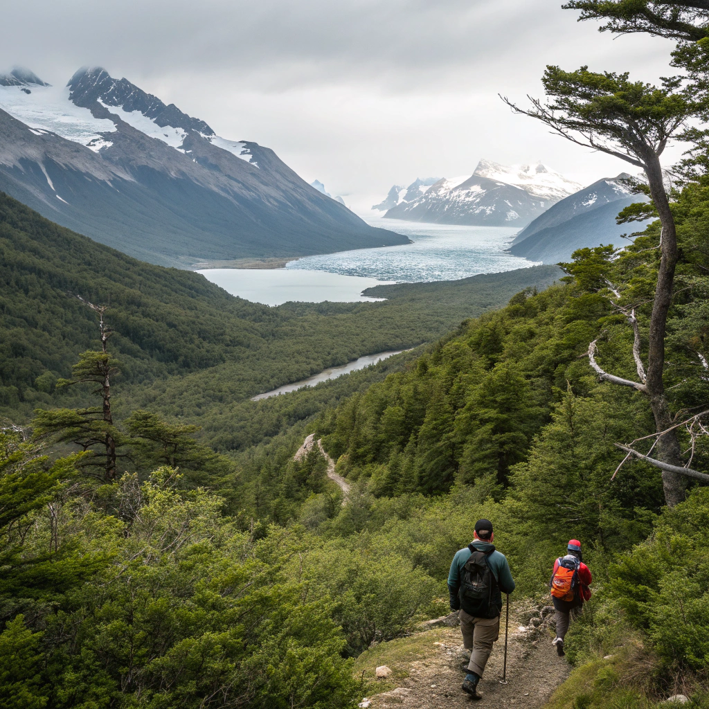 Wanderung zum Martial Gletscher