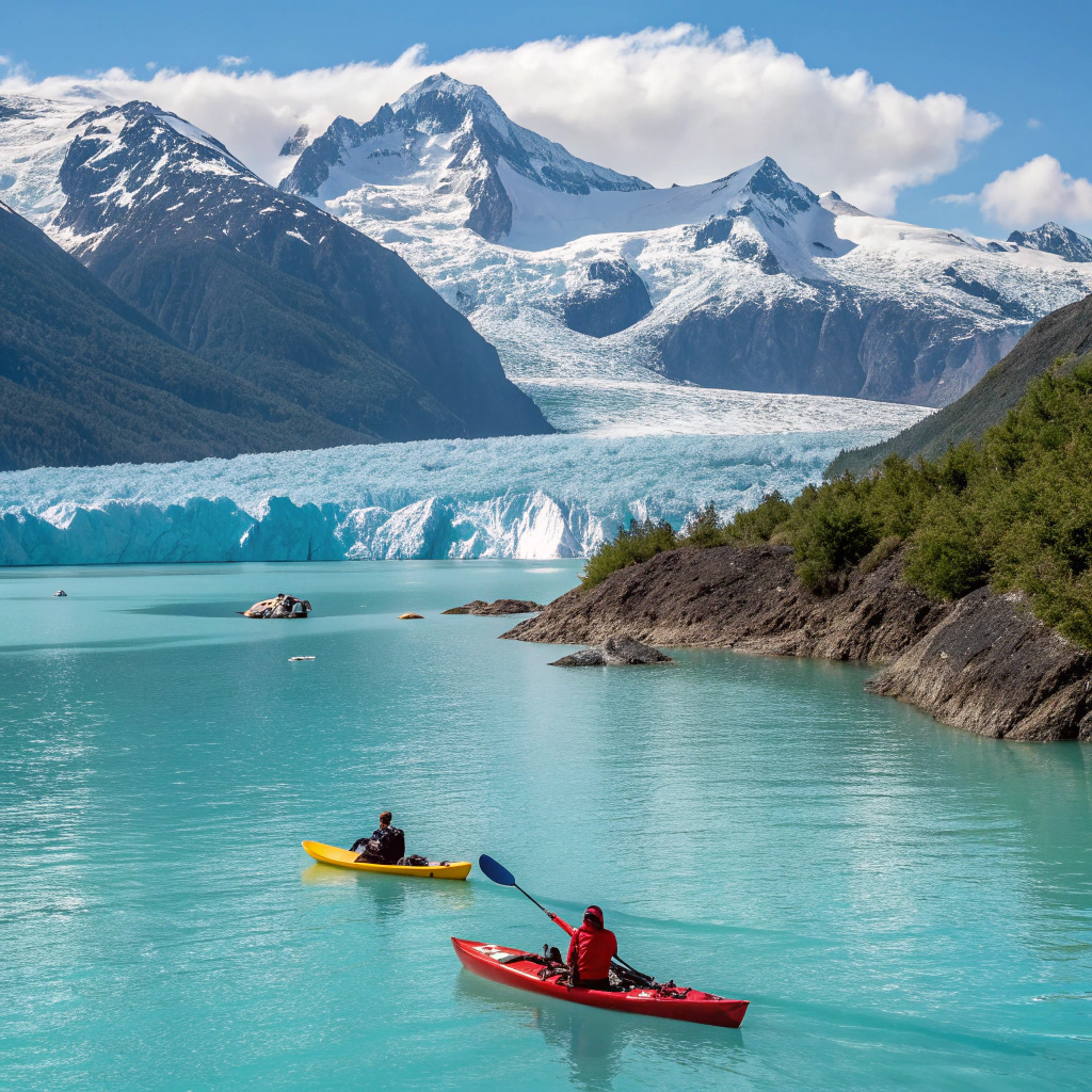 Kajak-Tour auf dem Lago Argentino
