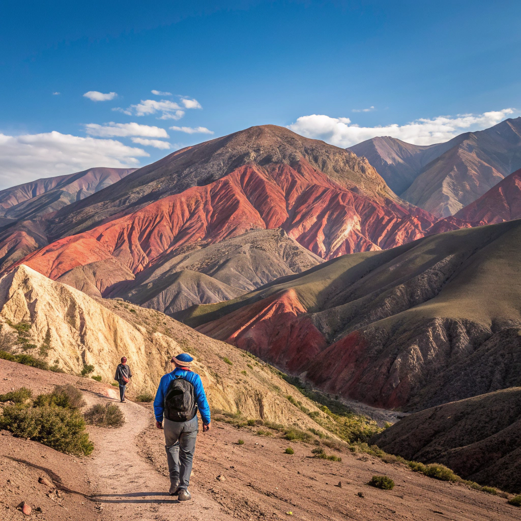 Wanderung zum Cerro de los Siete Colores