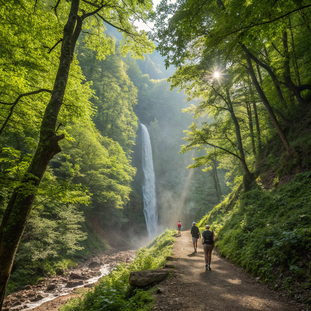 Wanderung zum Lastiver Wasserfall