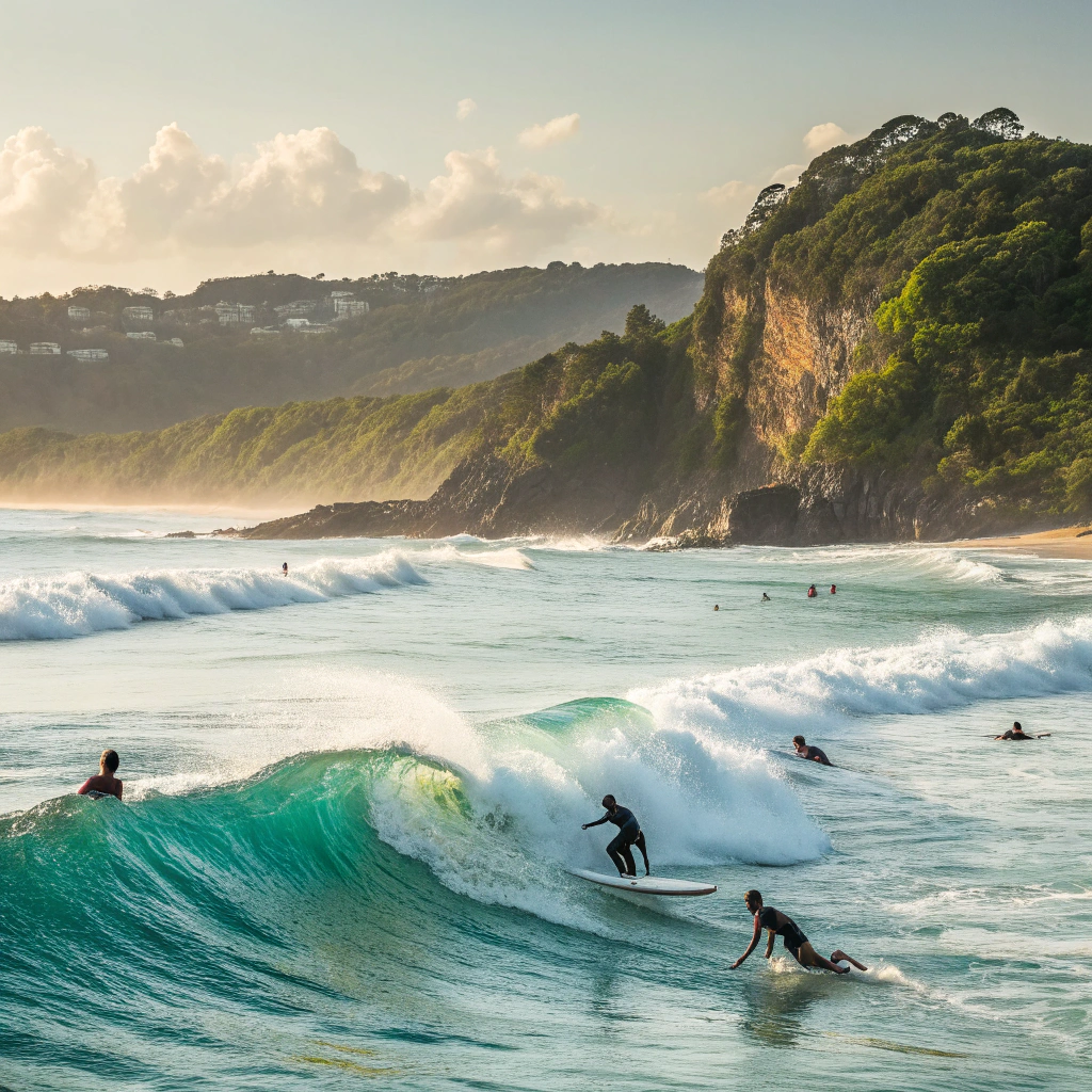Apprendre le surf à Byron Bay