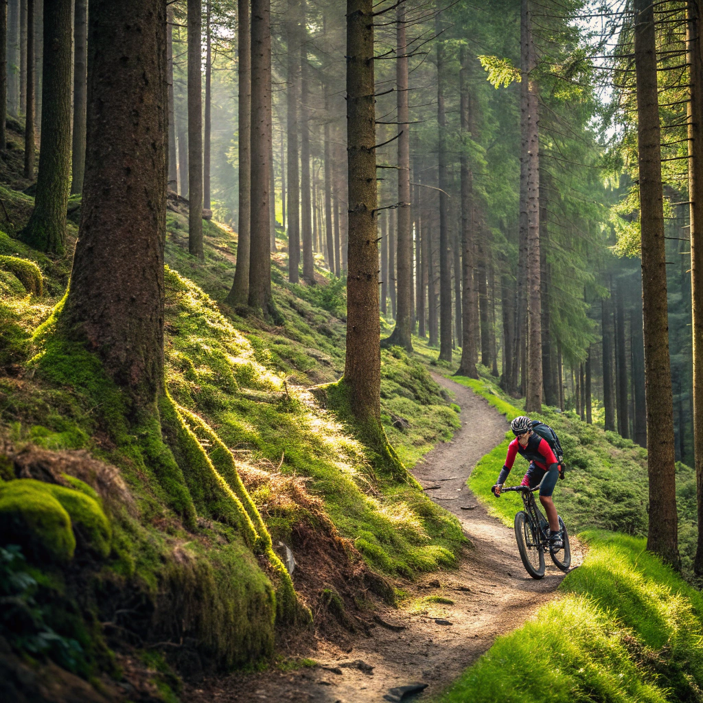Ruta en mountain bike por los bosques