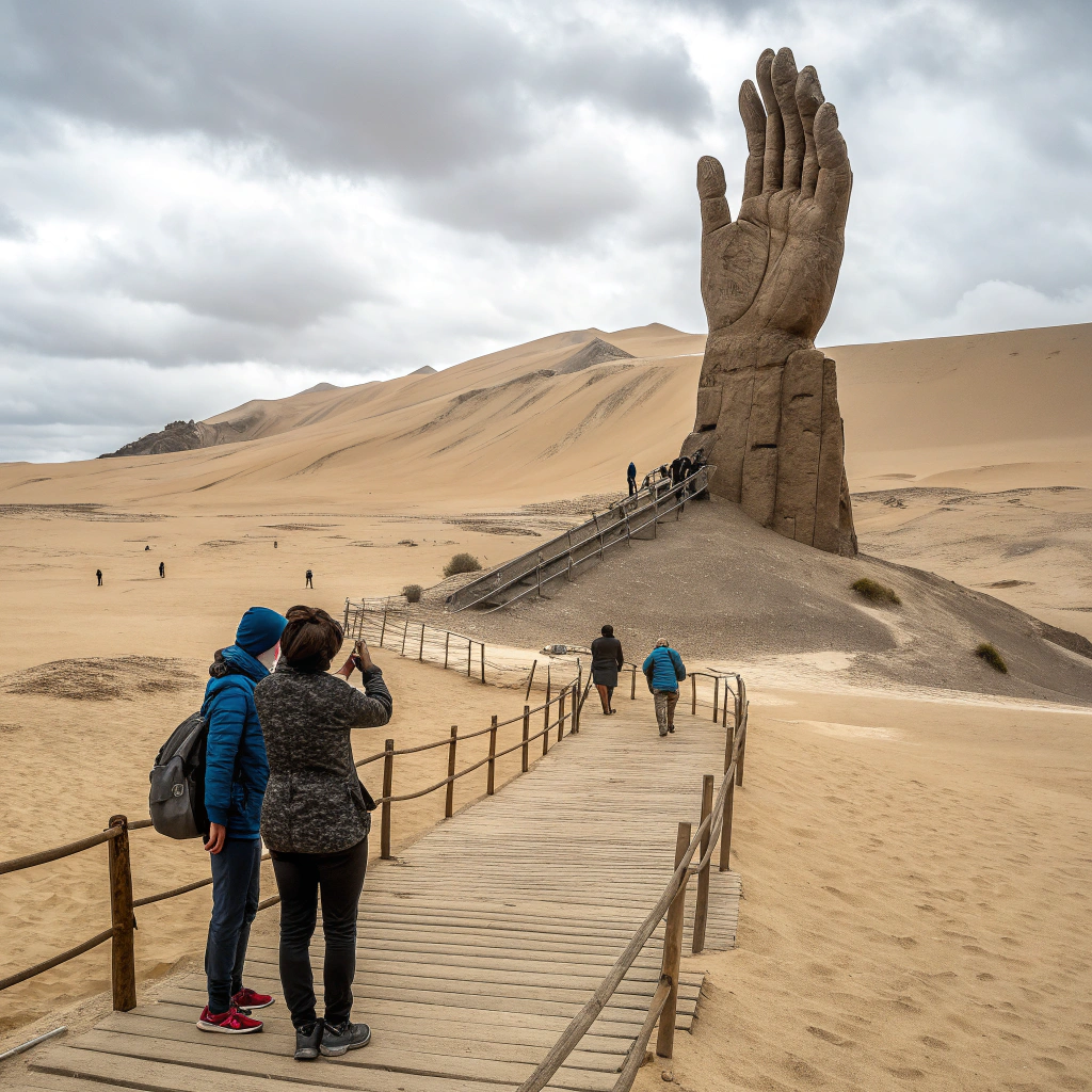 Wanderung zum Hand of the Desert