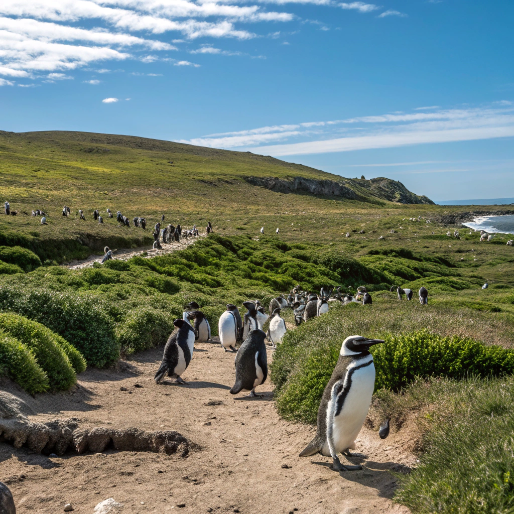 Besuch der Pinguinkolonie auf Isla Magdalena