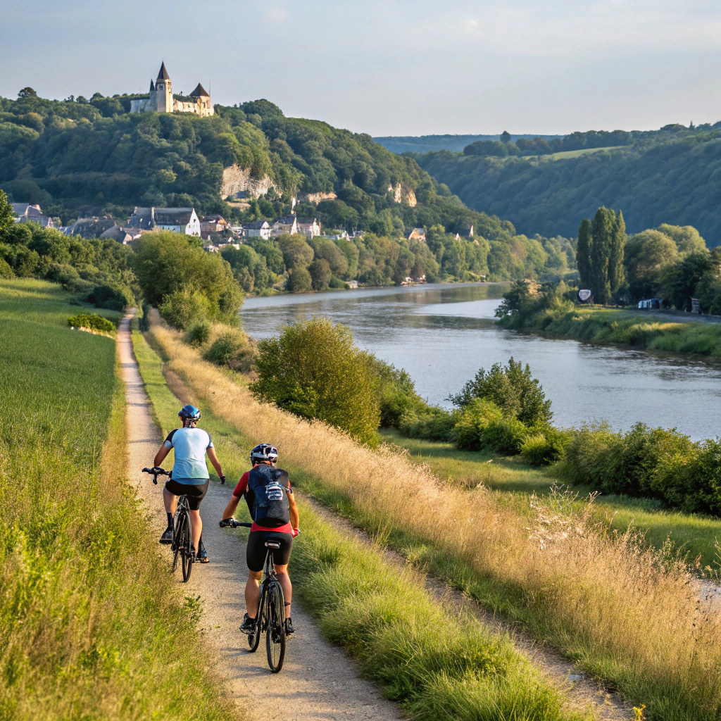Fietstocht langs de Loire