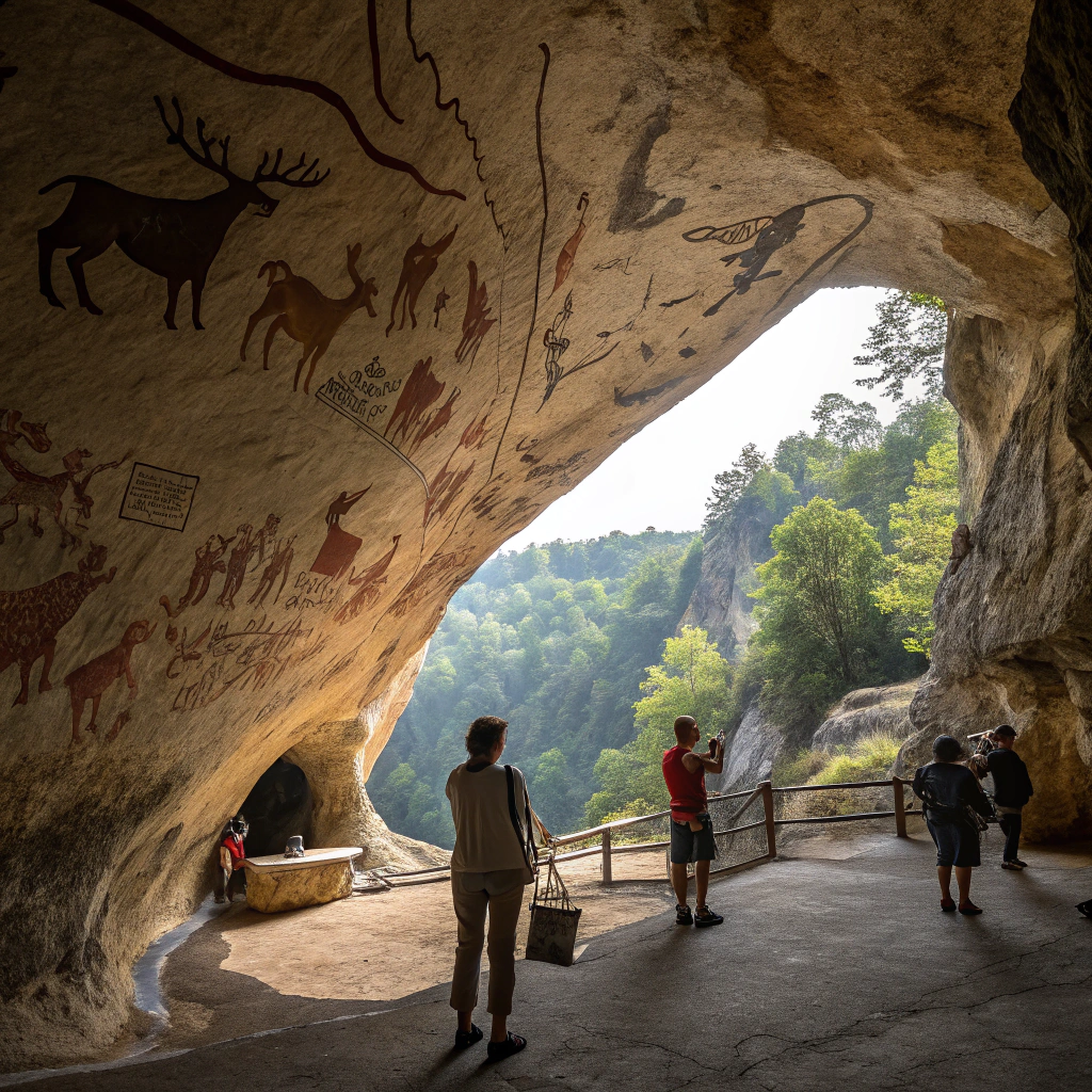 Besuch der Höhle von Lascaux