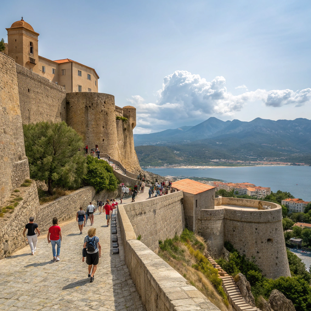 Visite de la citadelle de Calvi