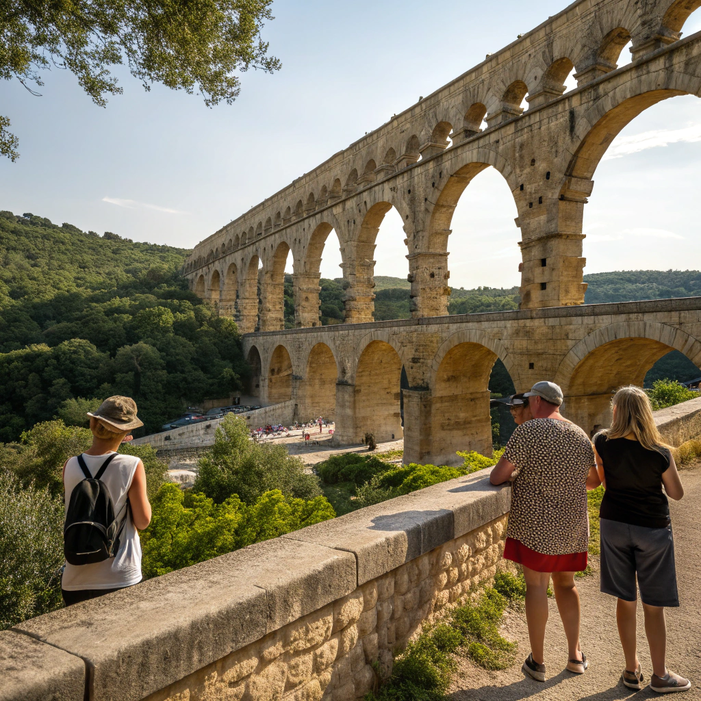 Bezoek aan de Pont du Gard