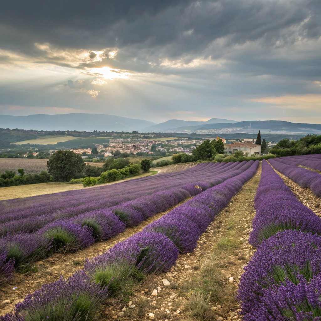 Lavendelbloei in Valensole