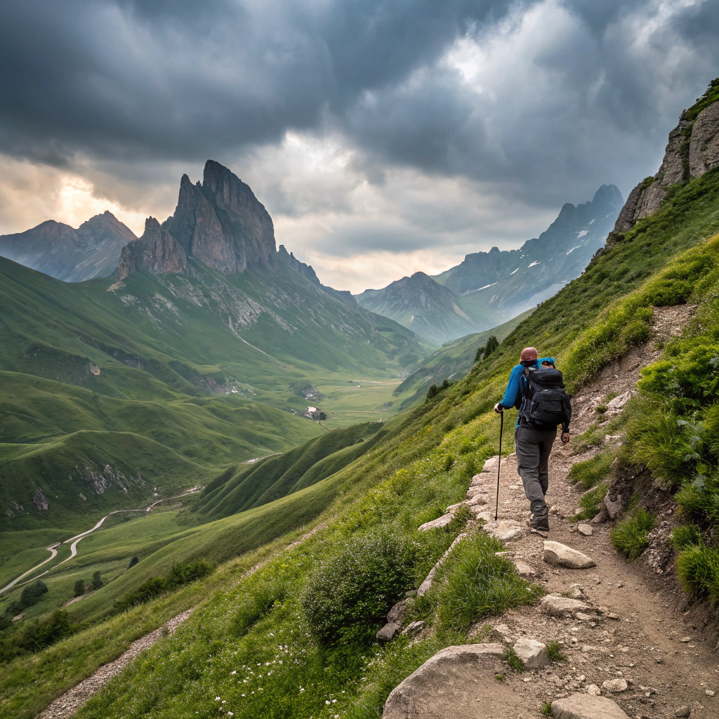 Wanderung zum Col de la Madeleine
