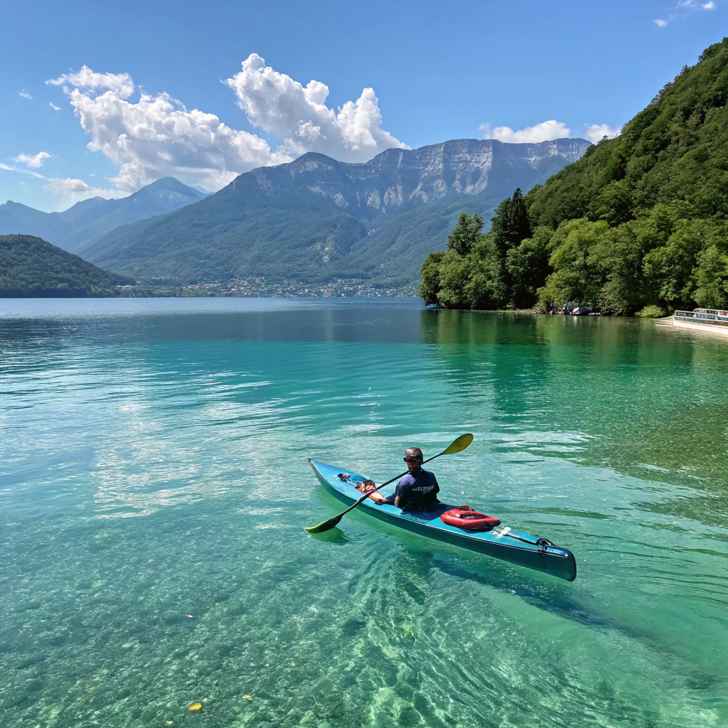 Kajak-Tour auf dem Lac d'Annecy