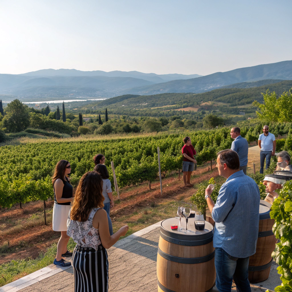 Weinprobe in Nemea
