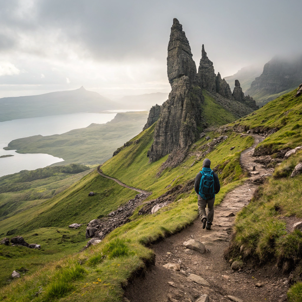 Wanderung zum Old Man of Storr