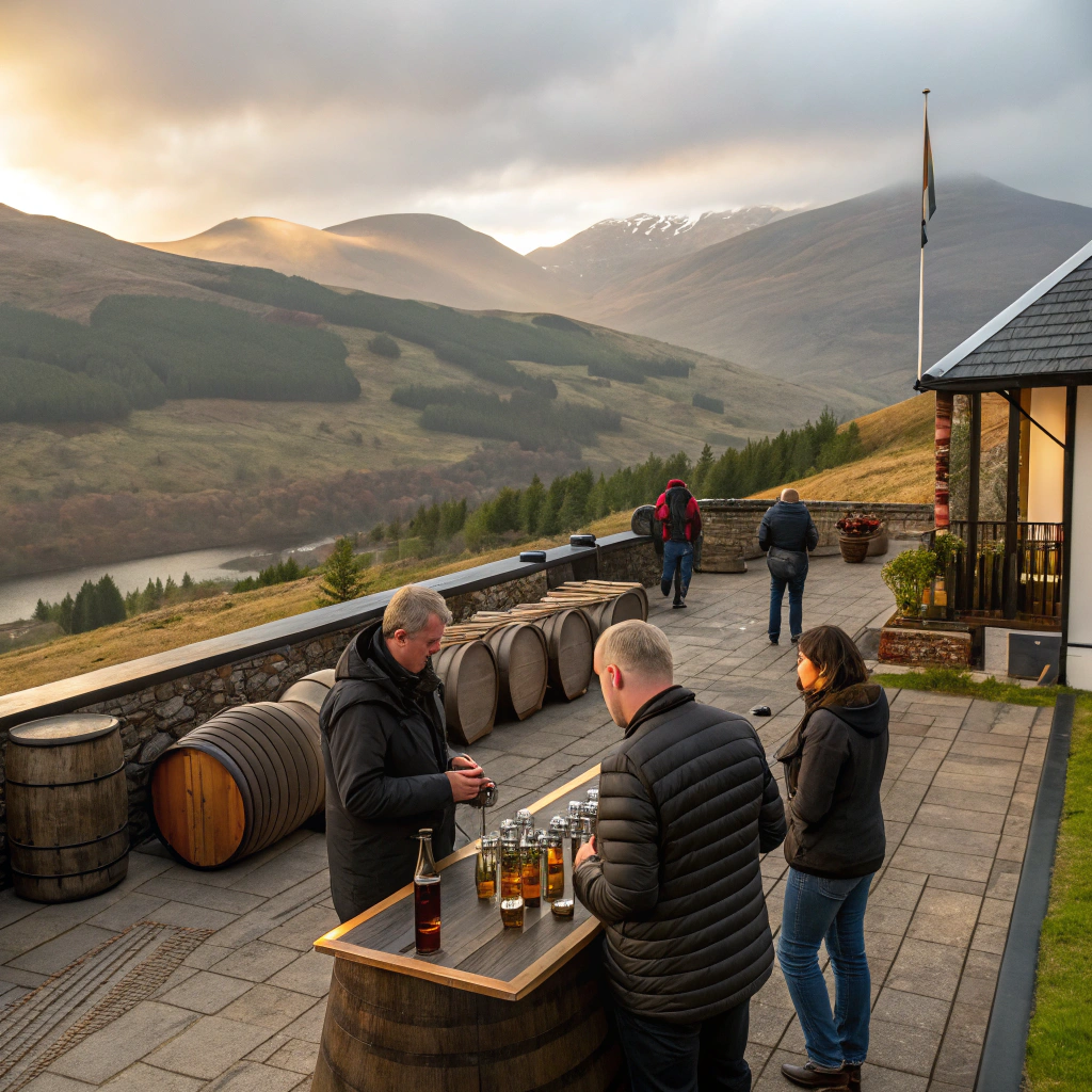 Whisky-Tasting in einer Highland Distillery