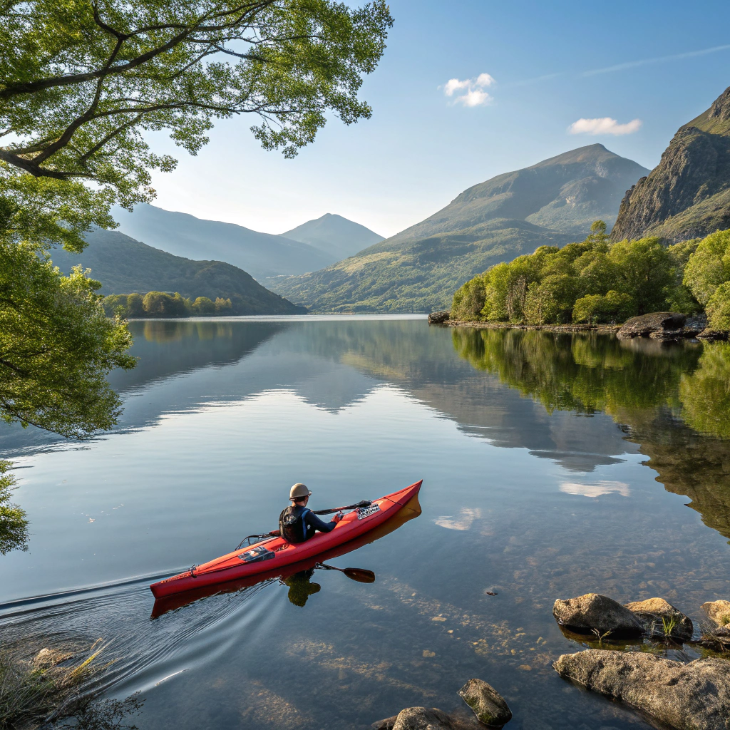 Kajakfahren auf dem Llyn Padarn