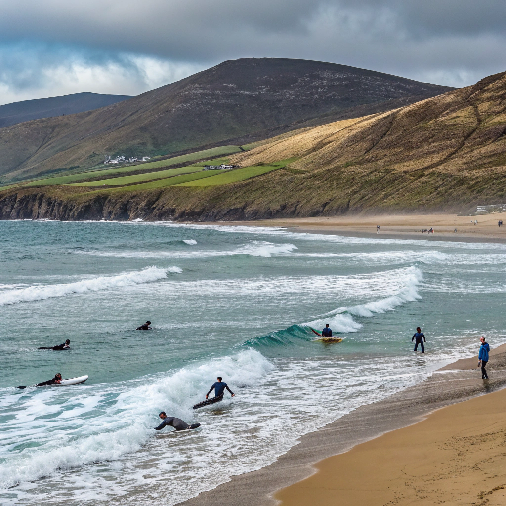 Surfen am Inch Beach