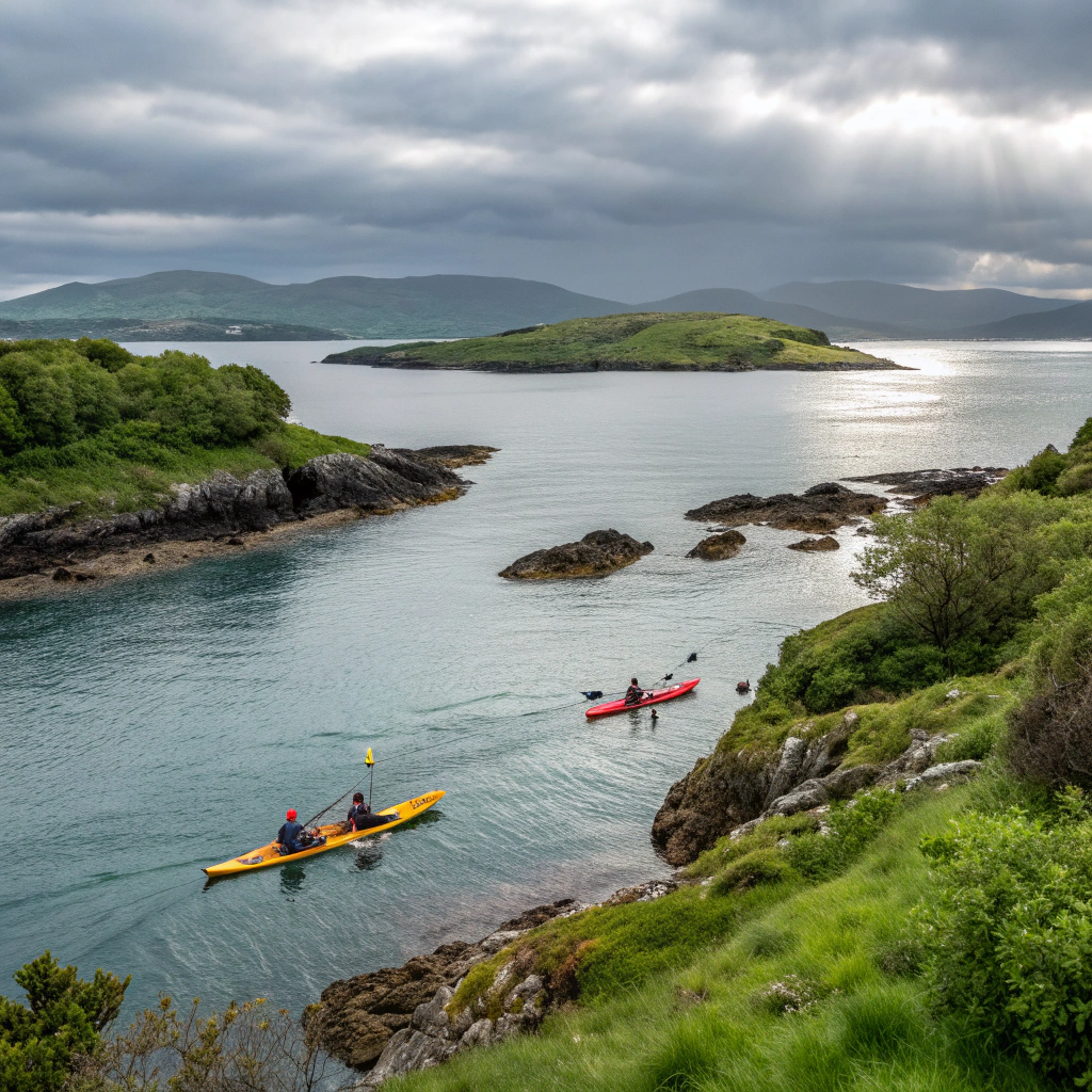 Kayak tour in Kenmare Bay