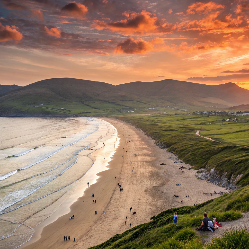 Sunset at Inch Beach