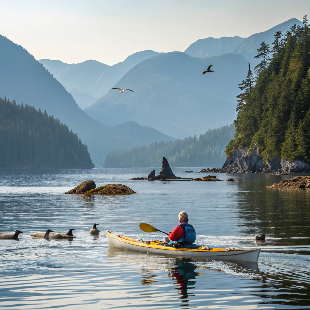 Kajak-Tour im Indian Arm