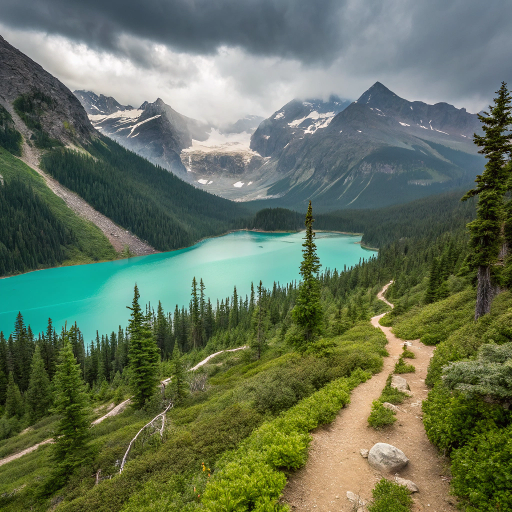 Wanderung zum Joffre Lakes Provincial Park