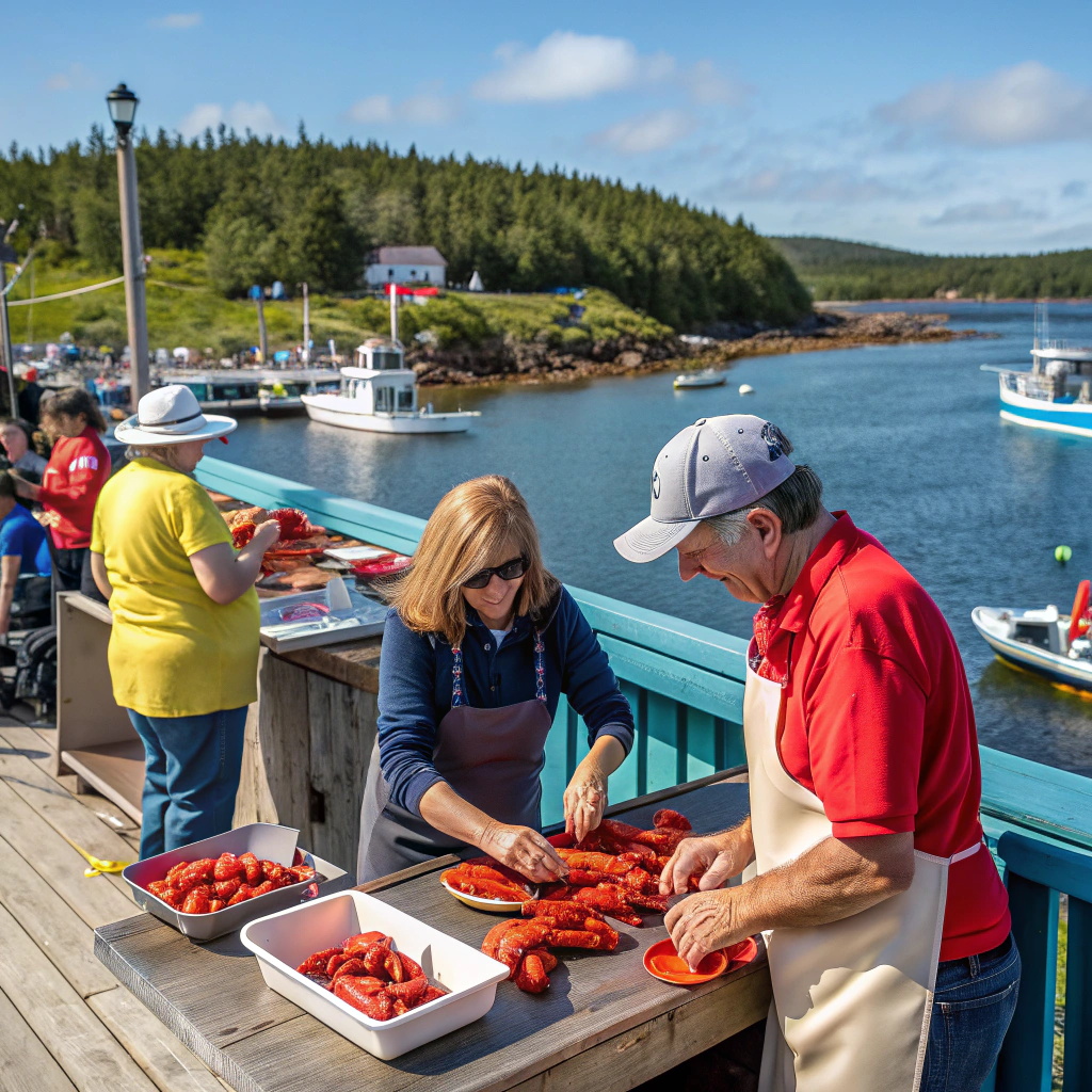 Besuch einer Lobster Pound
