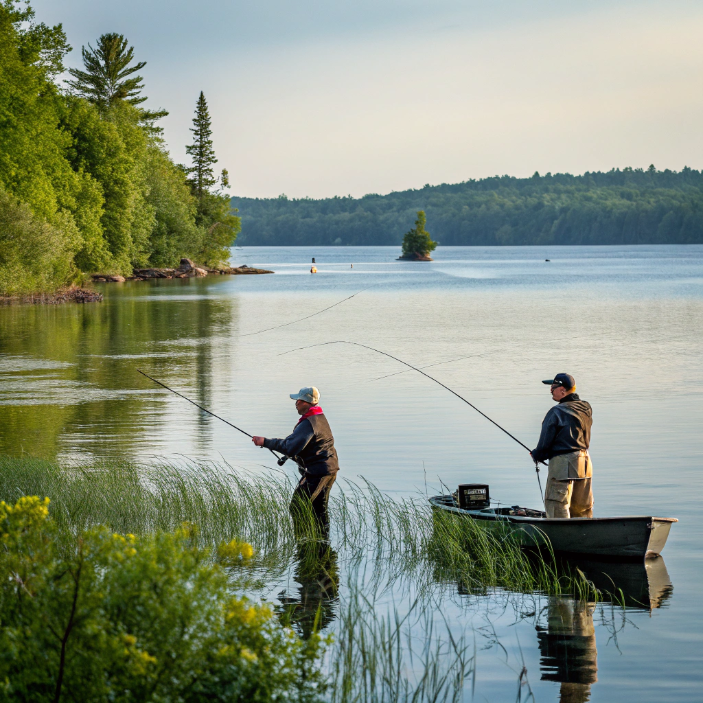 Vissen in de Kawartha Lakes