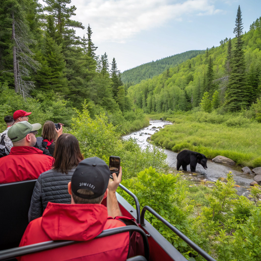 Bärenbeobachtung in Tadoussac