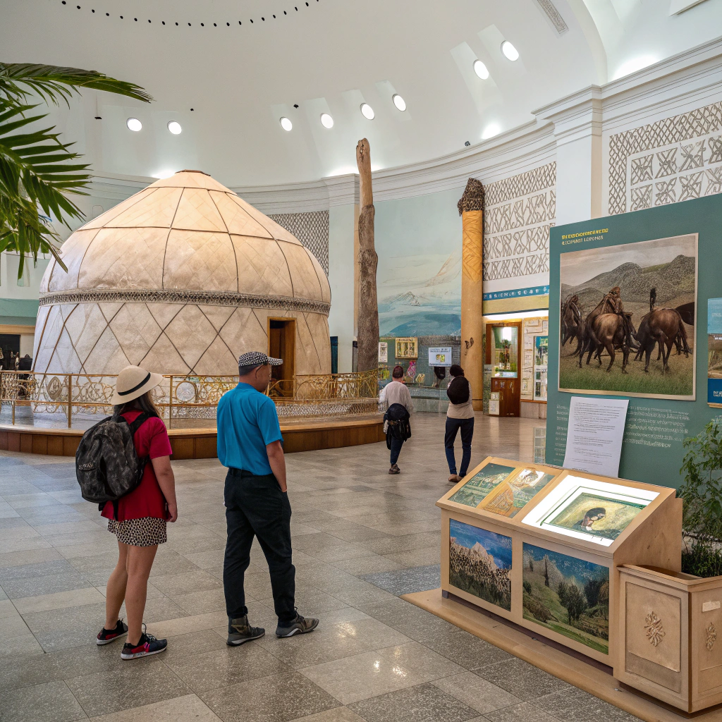 Zwiedzanie Centralnego Muzeum Almaty