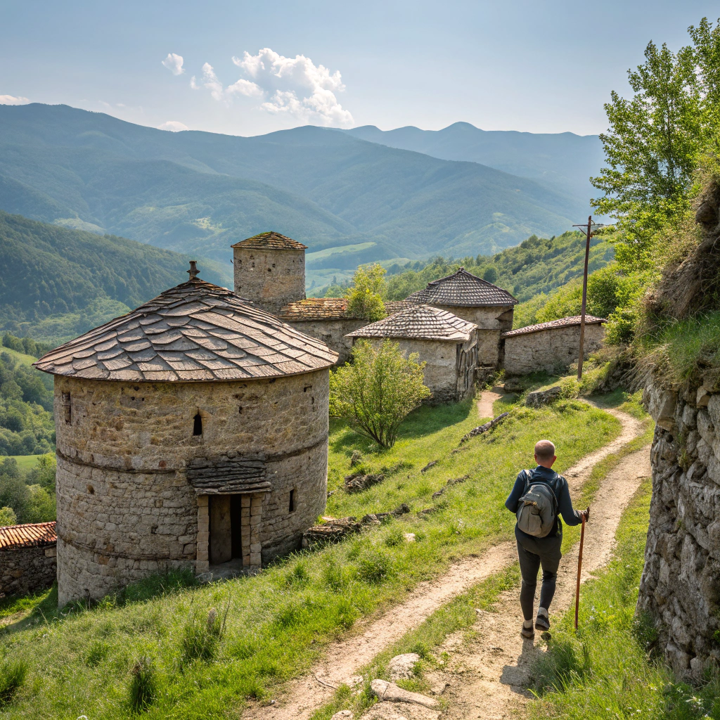 Wanderung zum Haxhi Zeka Mühlen