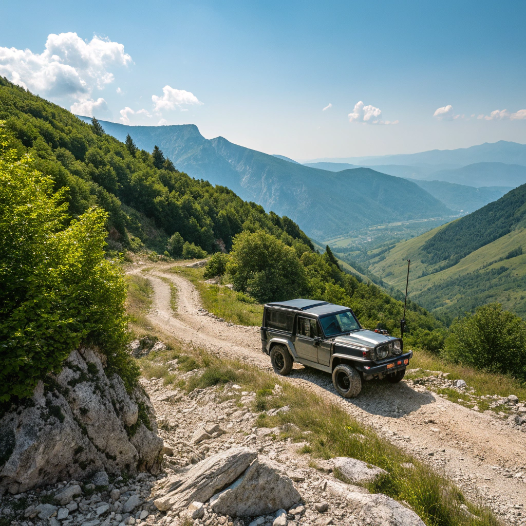 Offroad-Tour durch die Berge