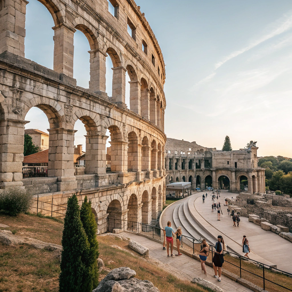 Visita all’anfiteatro di Pola