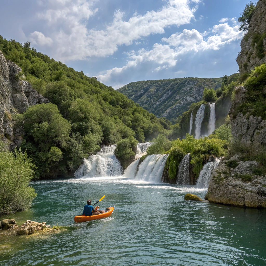 Kajaktour auf dem Zrmanja-Fluss