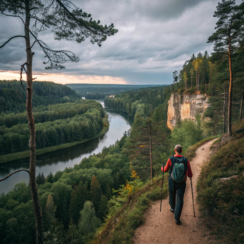 Wanderung durch den Gauja-Nationalpark 🚶