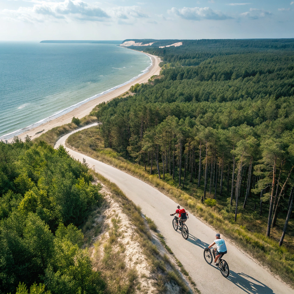 Fahrradtour entlang der Küste