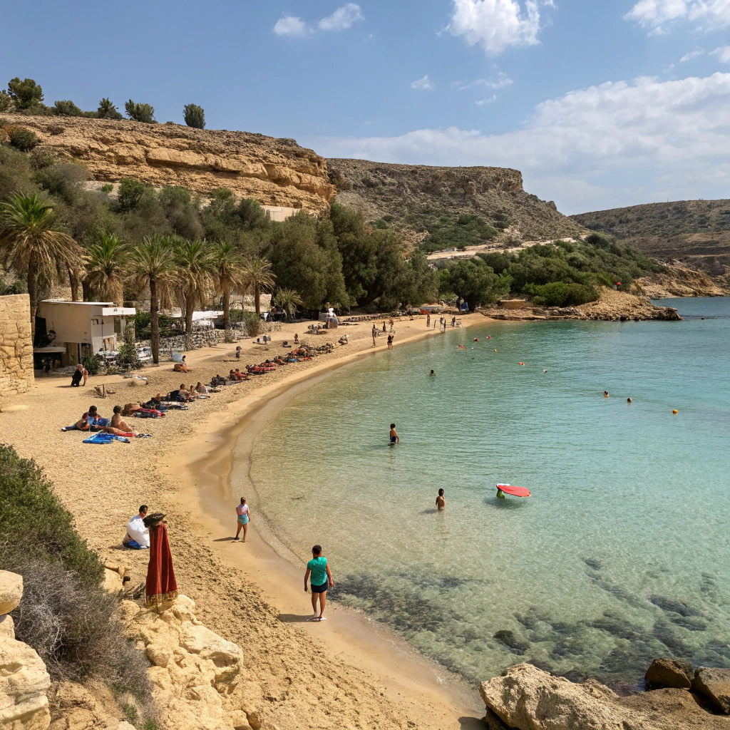 Besuch der Mellieħa Bay (Ghadira Bay)