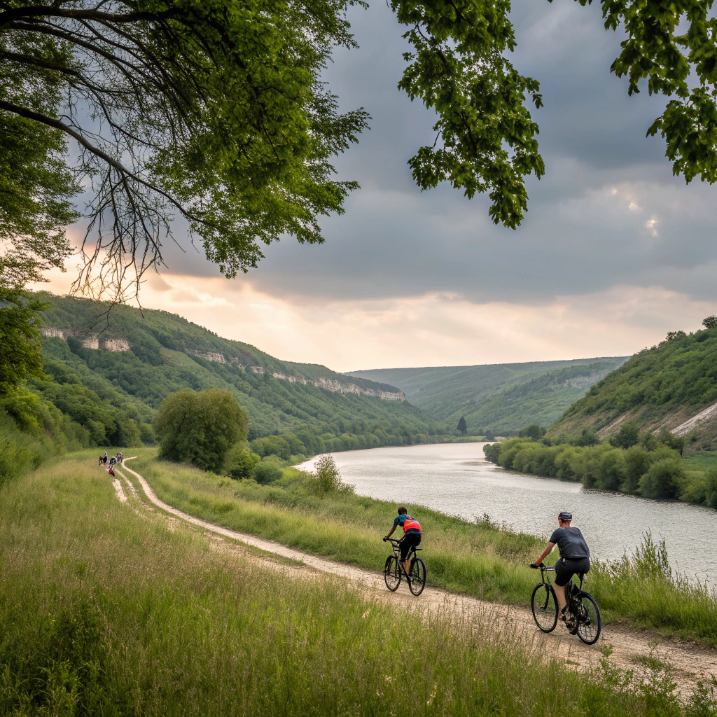 Fahrradtour entlang des Răut