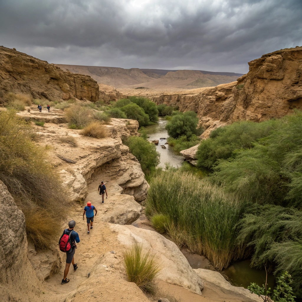 Wanderung durch den Sesriem Canyon