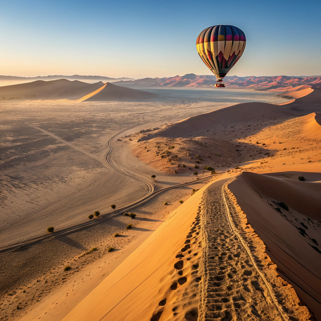 Volo in mongolfiera sopra Sossusvlei