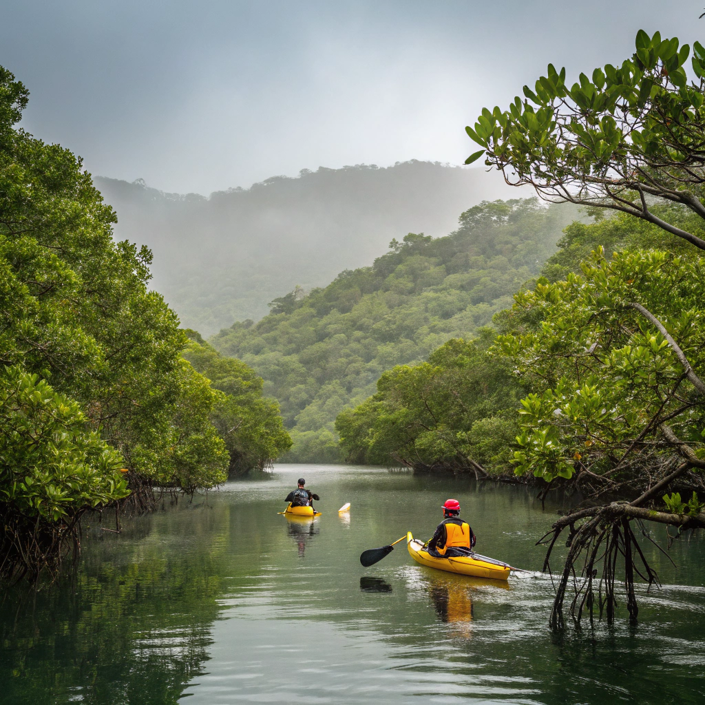 Tour en kayak por los manglares