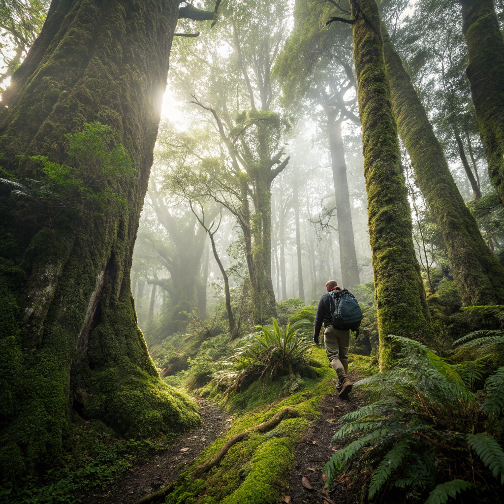 Senderismo en el Puketi Kauri Forest