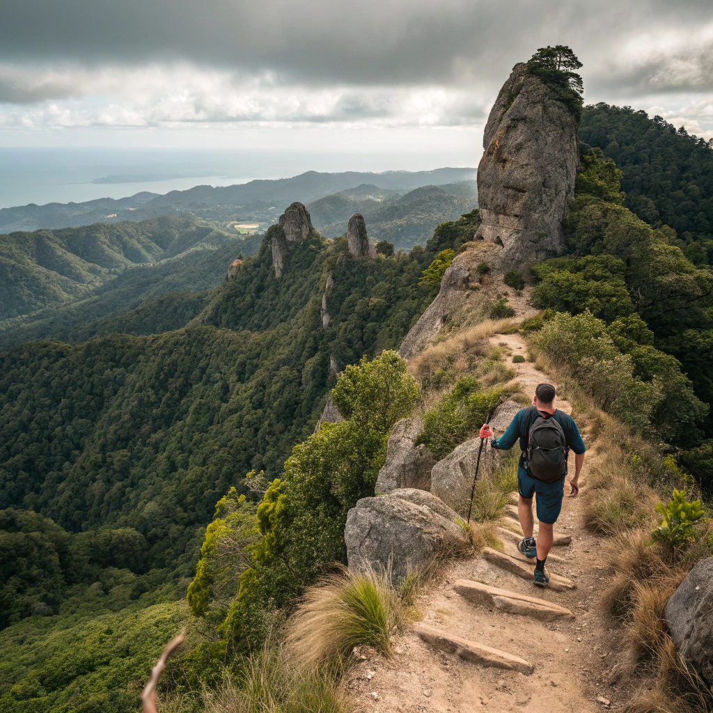 Wanderung auf den Pinnacles Track