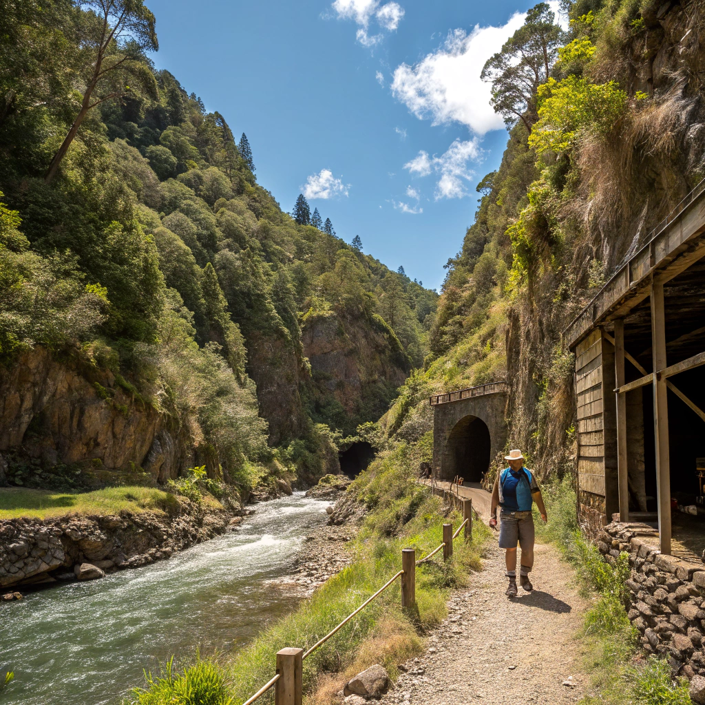Besuch des Karangahake Gorge