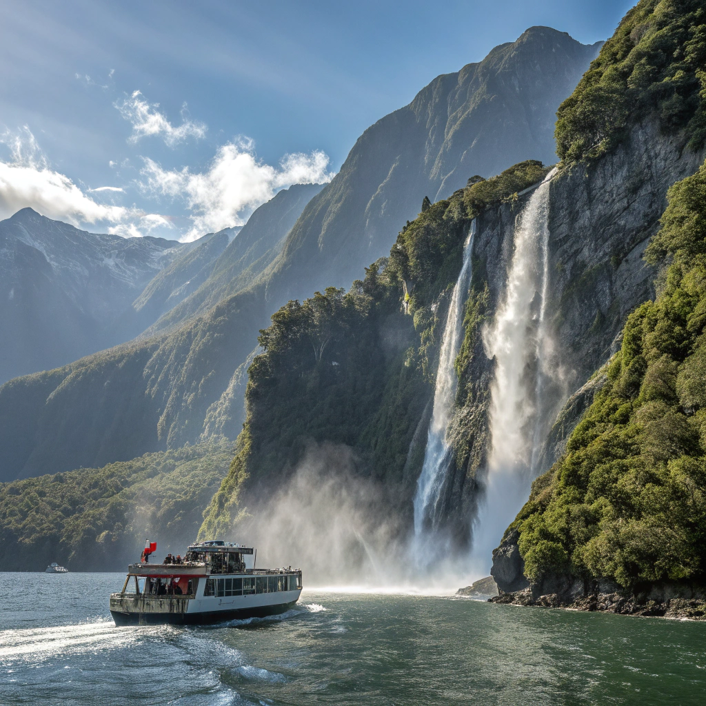 Tour en barco por Milford Sound