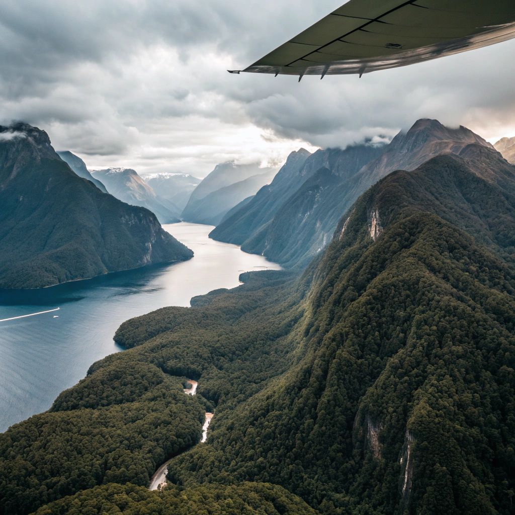 Vuelo sobre Fiordland