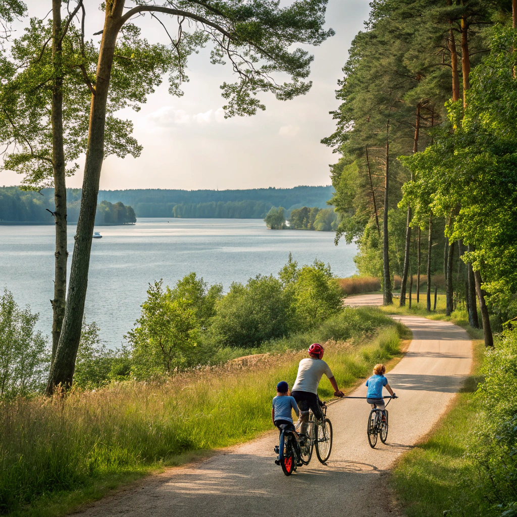 Fahrradtour entlang des Ukiel-Sees