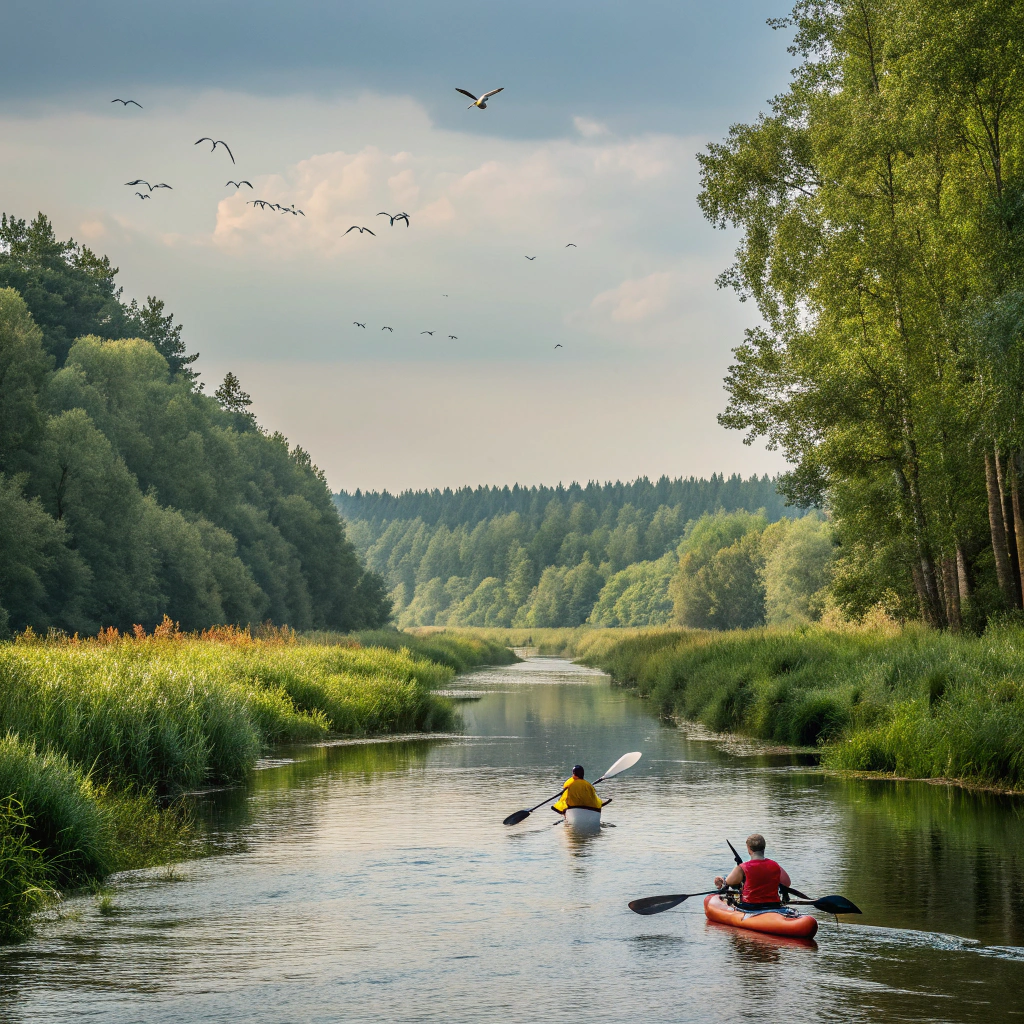 Kajaktour auf der Weichsel