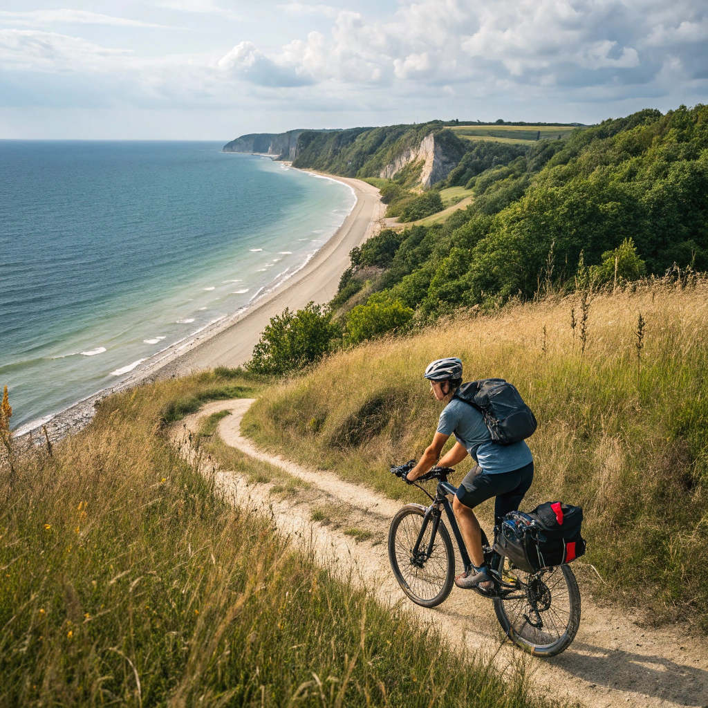 Fahrradtour entlang der Küste